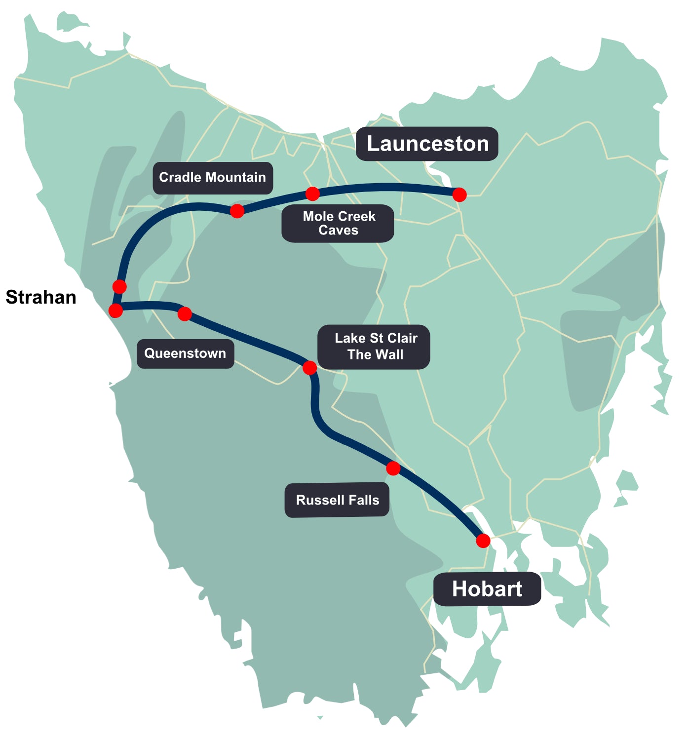 5 day tour of Tasmania